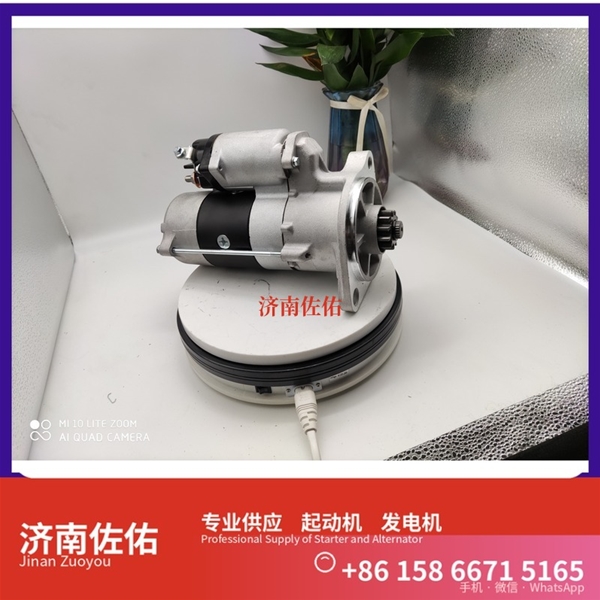 甘肃1001076798起动机JFZ270-0501发电机 潍柴上柴 船用 SC13 重汽 豪沃TH7 WP13 中国重汽 MC11 重汽MC11 卡特（CAT）摊铺机 启动机
