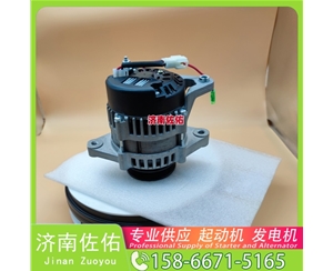 甘肃1001778863起动机JFZ2503K发电机 GR215 配潍柴 WP6 日立｜ZX470｜6WG1 Doosan 大柴 CA6DK 上柴 SC9D 卡特 374F C18 平地机 启动马达